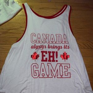 Canada day tank top